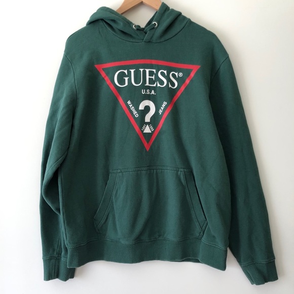 Guess | Shirts | Guess Hooded Green 